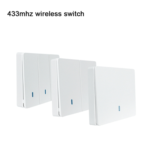 433Mhz inalámbrico de Control remoto interruptor para Sonoff T1 Reino Unido UE Sonoff 4CH Pro R2 Slampher inteligente 433,92 MHz RF interruptor de luz de Control remoto ► Foto 1/5