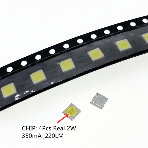 Tira de luces LED de reemplazo para TV LCD LG Innotek, 50-1000 Uds., 2W, 6V, 3V, 1W, 350mA, 3535 SMD, aplicaciones de reparación de diodos ► Foto 1/3