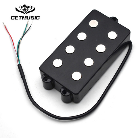 Pastilla de guitarra de bajo abierto 4 cuerdas doble bobina Humbucker Pickup imán de cerámica 54 MM/57 MM para el estilo de la música guitarra Accesorios ► Foto 1/6