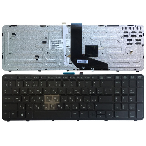 Teclado ruso para ordenador portátil HP, para ZBOOK 15 17 G1 G2 PK130TK1A00 SK7123BL, con retroiluminación/puntero 733688-001 ► Foto 1/5