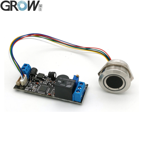GROW-anillo luminoso de bajo consumo K202 + R503 DC12V, placa de Control de acceso con huella dactilar capacitiva ► Foto 1/6