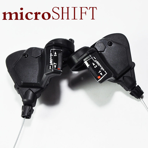 MicroSHIFT TS38-7 pulgar-tap palanca 3x7 velocidad bicicleta desviador MTB para shimano sram 7 velocidades ► Foto 1/6