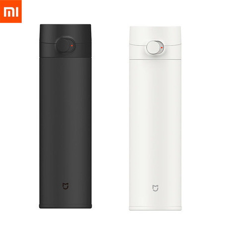 Xiaomi Mijia-taza de aislamiento al vacío de acero inoxidable, botella de agua fría, portátil, recta, para viaje en casa, 2, 480ml ► Foto 1/6