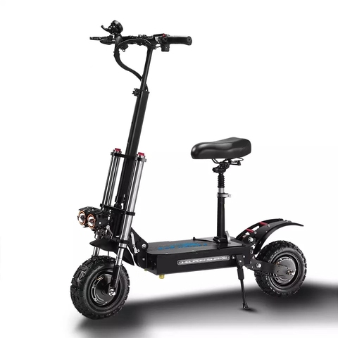 Patinete eléctrico para adulto, Scooter con Batería grande de 60V/2800W, rango de viaje de 120KM, rueda grande, potencia de 6KW para campo traviesa ► Foto 1/6