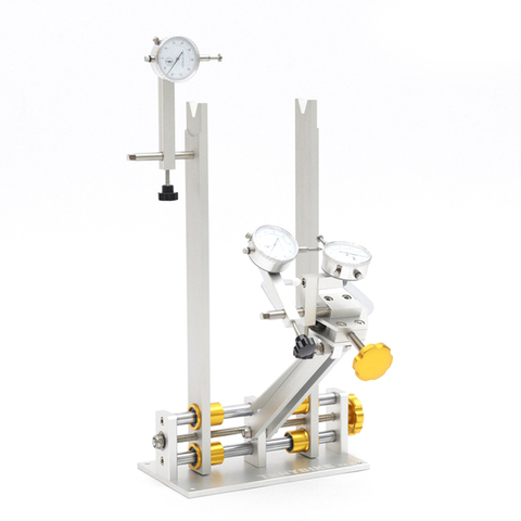 Soporte para ruedas de bicicleta de montaña, herramientas de reparación de ruedas, soporte de corrección, ajuste, calibración ► Foto 1/6