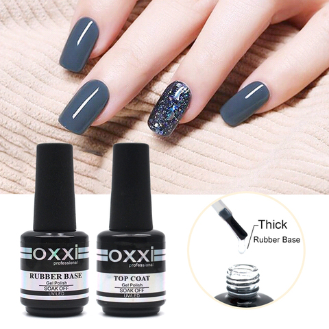 Oxxi-esmalte de Gel Base para uñas, laca de uñas de Gel UV para Base gruesa, larga duración, gran oferta ► Foto 1/6