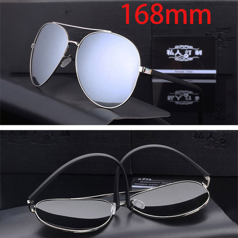 Vazbata-gafas de sol de gran tamaño para hombre, lentes de sol polarizadas de 168mm, con espejo, para conducir, HD, Extra grande, cara ancha ► Foto 1/6