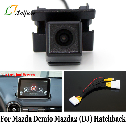 Interfaz de cámara de marcha atrás para pantalla Original, Compatible con cámara de visión trasera, para Mazda Demio 2, Mazda2, DJ, de 5 puertas Hatchback / 28 pines ► Foto 1/5