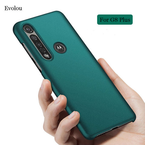 Funda protectora trasera para Moto G8 Plus, carcasa de lujo mate para PC, para Motorola Moto G8 Play One, Macro Zoom para teléfono ► Foto 1/6