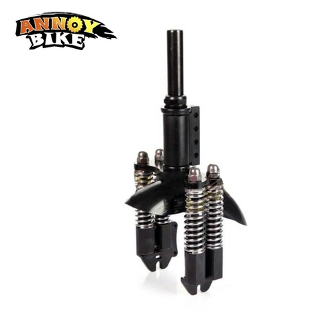 10 pulgadas Scooter Eléctrico Motor rueda amortiguador tenedor modificado rueda delantera conjunto Doble amortiguador Scooter Accesorios ► Foto 1/6