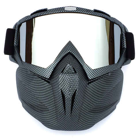 Mascarilla de esquí con filtro para hombre y mujer, gafas de sol unisex para esquiar y Motocross, a prueba de viento, para invierno ► Foto 1/6