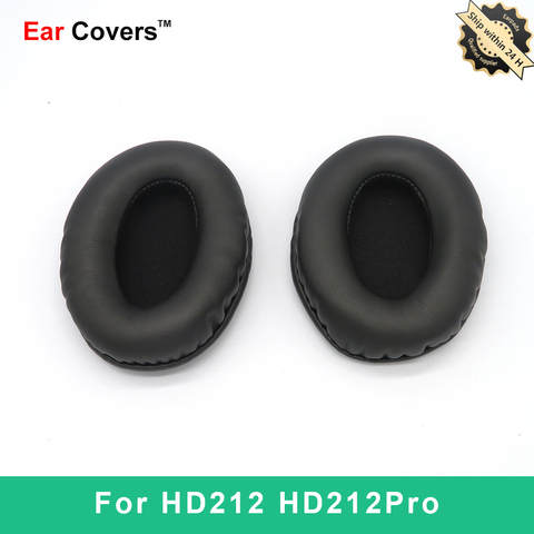 Almohadillas para los oídos Sennheiser HD212 HD212Pro, almohadillas para los auriculares, almohadillas para los oídos, almohadillas para los oídos de repuesto, almohadilla para los oídos de espuma de esponja de cuero PU ► Foto 1/6