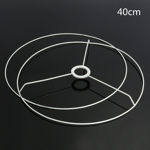 Juego de anillos de marco Circular para lámpara, pantalla de luz, Kit DIY, E27, 9,5-40cm ► Foto 1/5