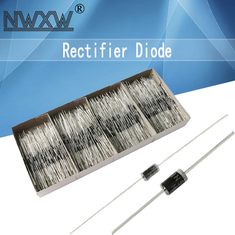 50 Uds diodo rectificador de UF4007 1N5401/4/8 1N5819 1N5399 1N4937 1N4001/2/4/7 HER107 FR207 FR157 FR107 RL207 1N5817 hacer-41 ► Foto 1/6