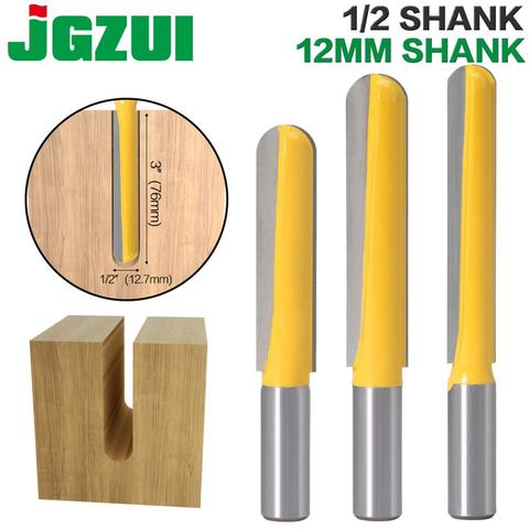 1PC12mm vástago 1/2 ″shank CNC carburo final herramienta de fresadora hoja larga nariz redonda Bit Core caja de Router poco de largo alcance ► Foto 1/6