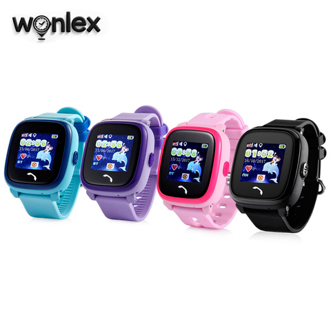 Wonlex-reloj inteligente GW400S para niños, pulsera con localizador de posición GPS, 2G, WIFI, resistente al agua, SOS, antipérdida ► Foto 1/6