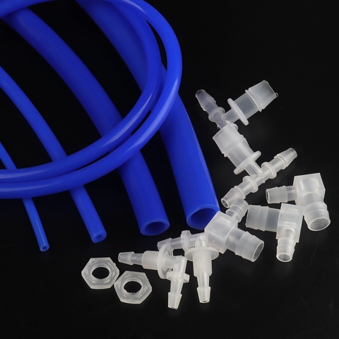 Manguera de silicona azul resistente al calor, tubo Flexible de Gel de sílice para acuario, bomba de aire de grado alimenticio, 100cm, 2 ~ 32mm ► Foto 1/6