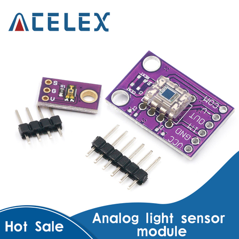 OPT101 luz analógico luz Módulo Sensor de intensidad de Chip único fotoeléctrico de 14KHz CJMCU-101 TEMT6000 ► Foto 1/6