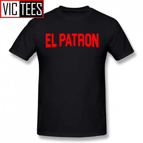 Camisetas de Narcos El patrón para hombre, camisa clásica de algodón 100%, con gráfico camiseta bonita, color Naranja, novedad, negro ► Foto 1/6