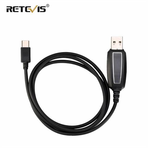 Cable de programación USB Original para walkie-talkies Retevis RT20 RT65 RT665 RB19 RB619 ► Foto 1/4