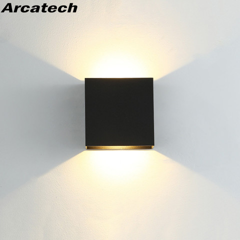 Lámpara LED de pared para interiores con forma de mazorca cúbica, lámpara moderna para decoración del hogar, aplique de aluminio de 6W 85-265V para NR-126 de pasillo de baño ► Foto 1/6