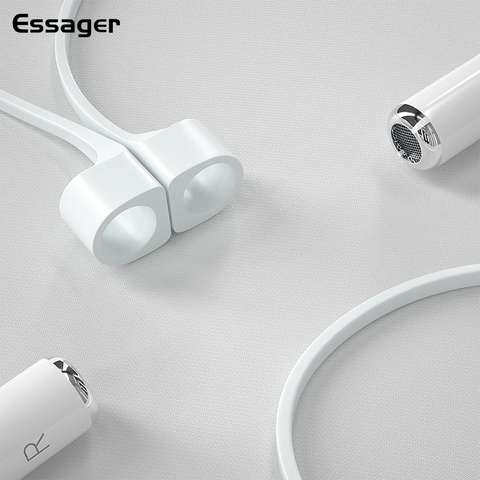 Essager-Correa magnética para auriculares para Apple Airpods, Antipérdida, lazo de cinta, cuerda para Airpods, accesorios de silicona ► Foto 1/6