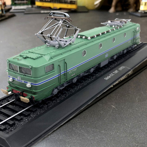 Los niños Tren clásico Ho 1:87 de ferrocarril modelo trenes de juguete para los niños tren eléctrico de simulación RC trenes modelo de juguete ► Foto 1/6