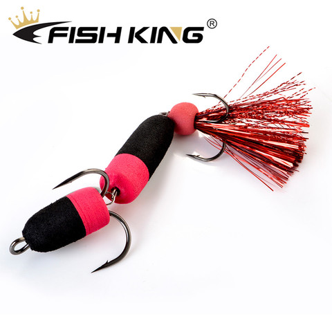 Peces rey Mandula pesca señuelo suave señuelo de cebo Swimbait Wobbler bajo Pike señuelo Minnow insecto Artificial cebos, aparejos de pesca ► Foto 1/6