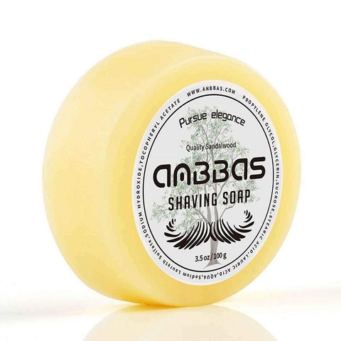 Anblas-recambio de jabón de calidad para afeitado de madera de sándalo, 3,5 OZ, para peluquero, afeitado en húmedo tradicional ► Foto 1/6