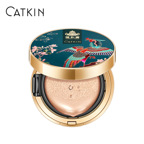 Crema BB CATKIN, cojín de aire, base hidratante, cobertura Natural, corrector + recarga gratuita, Media/ligera, 0,46 onzas ► Foto 1/6