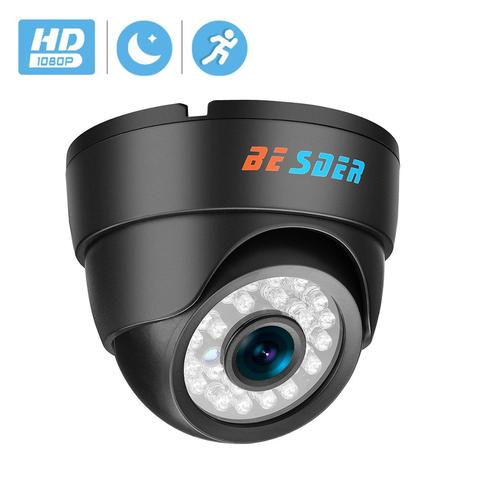 BESDER gran angular IP cámara interior Domo cámara de seguridad 1080P FULL HD IP Cámara IR corte filtro 24 IR LED ONVIF detección de movimiento RTSP ► Foto 1/6