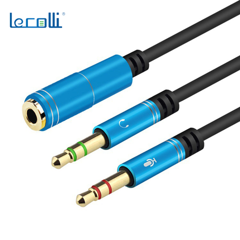 3,5 divisor de Audio mm Cable auriculares duales adaptador de divisor Jack para AUX estéreo Auriculares auriculares computadora Jack de 3,5mm ► Foto 1/6