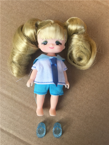 Muñeca pequeña de edición limitada para niñas, juguete de dibujo animado, colección de juguetes para el pelo ► Foto 1/6