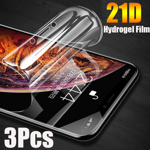 21D de hidrogel de silicona película de Google para Google Pixel 4a 4 XL 3XL 4a 2XL 2 4xl TPU Protector completo delantero de la pantalla Protector de la película No de vidrio ► Foto 1/6