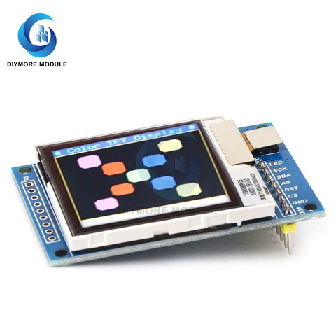 Módulo de pantalla LCD TFT de 1,6 pulgadas, 130x130, 65K, interfaz de serie SPI, SSD1283A, controlador para Arduino ► Foto 1/6