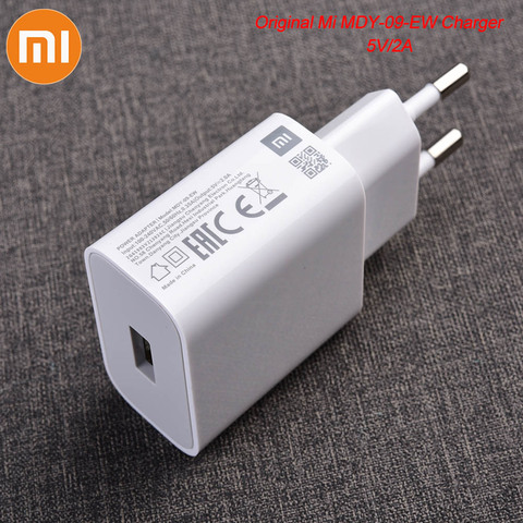 MDY-09-EW Original Xiaomi USB cargador 5V/2A adaptador de la UE Cable de datos Micro USB para Mi 4 Redmi S2 4 4X 4A 5 5A 6 6A nota 3 ► Foto 1/6