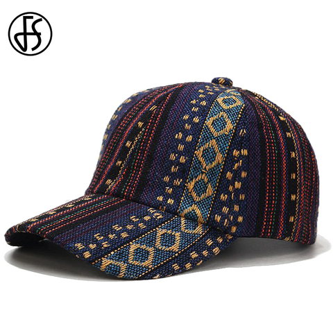 FS Retro bohemio estilo gorra de béisbol para mujeres Verano de viaje al aire libre solar gorras de los hombres ropa informal estilo Hip Hop gorra de camionero 2022 ► Foto 1/6