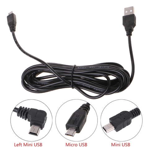 Adaptador para cargador de coche, 1 unidad, 3,5 m, cámara, DVR, 5V/2A, Mini Micro USB ► Foto 1/6