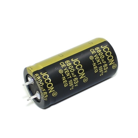 Condensador electrolítico de aluminio de alta frecuencia, 63V, 6800uF, 25x50mm, 25x50mm, baja impedancia, agujero pasante, 25x50mm ► Foto 1/6