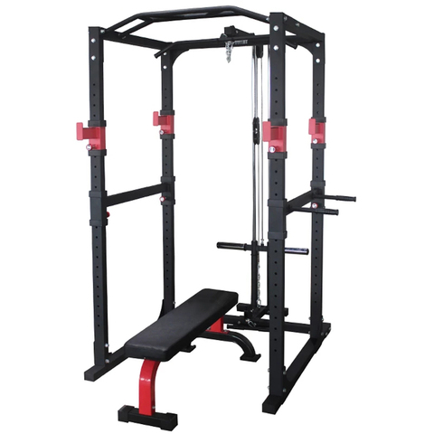 Fitness peso Banco Barbell Rack hogar rutina ejercicios Fitness equipos multifuncional fuerza integradora entrenador ► Foto 1/6