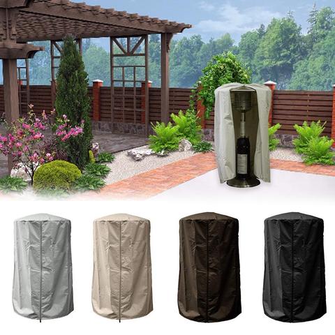 Cubierta de calentador de jardín de tela oxford recubierta de plata, 210D, impermeable, para Patio, cubierta de mesa de servicio, protege el calentador de daños ► Foto 1/6