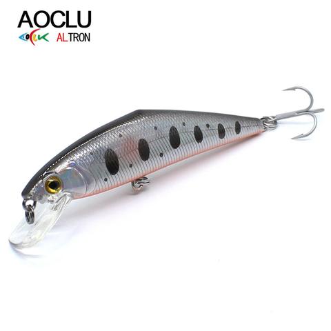 AOCLU wobblers-Cebo duro de gran calidad, 7 colores, 85mm, 13,6g, sábalo, Crankbait, señuelo de pesca, lubina, aparejos de agua dulce y salada ► Foto 1/6