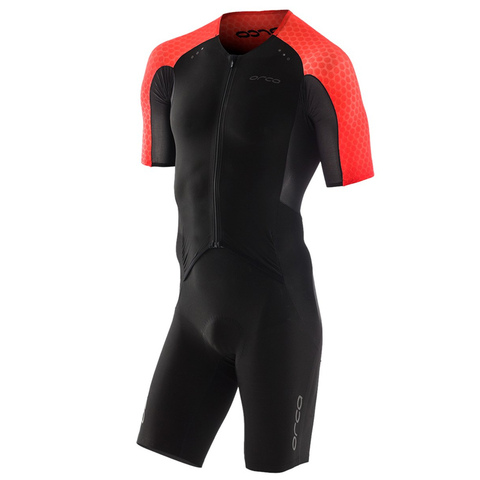 Traje De triatlón Orca para hombre, Maillot De manga corta, Conjunto De Ciclismo, Conjunto De pantalón corto ► Foto 1/6