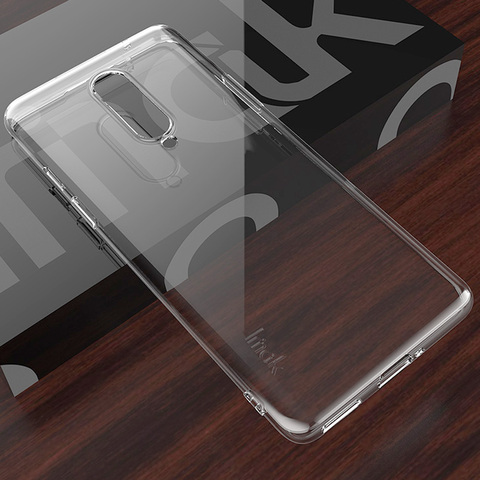 IMAK-funda transparente de TPU para Oneplus 8 Pro, funda de silicona suave para 1 + 8 ► Foto 1/6