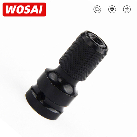 WOSAI-llave de tubo de trinquete hexagonal, adaptador de enchufe, conjunto de llaves inglesas, convertidor de unidad, herramienta de impacto, 1/2 pulgadas, cuadrado a 1/4 pulgadas ► Foto 1/6