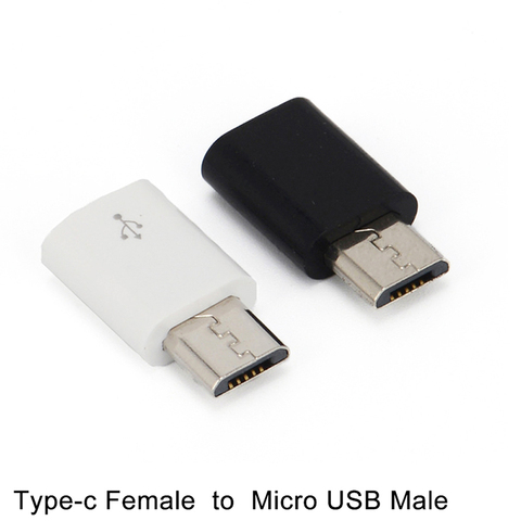 1 Conector convertidor de adaptador macho tipo C conector hembra a Micro USB para conector USB 3,1 tipo C de 19,87mm ► Foto 1/5