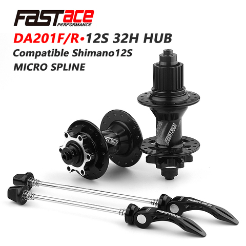 FASTACE DA201 frontal/trasero XT M8100 M7100 FH BH HUB 12 Velocidad Hub 32H 135x10mm 100x9mm E-THRU eje bicicleta 12 Velocidad MICRO SPLINE Hub ► Foto 1/6