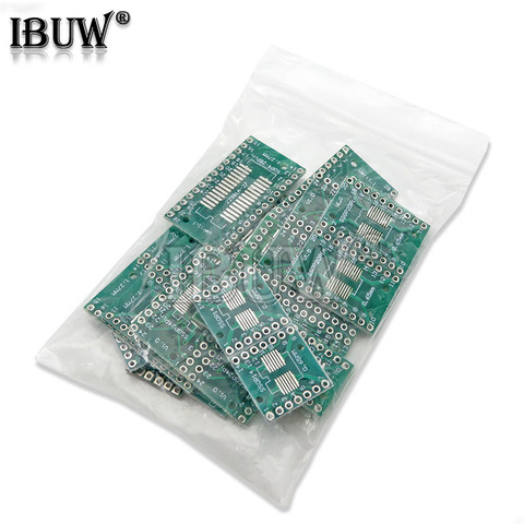 30 Uds PCB Kit SOP24 SOP8 SOP14 SOP16 SOP20 SOP28 SMD que adaptador DIP convertidor placa SOP 8 14 16 20 24 28 Ibuw ► Foto 1/2