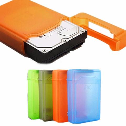 Caja de almacenamiento para disco duro externo, caja de 3,5 pulgadas IDE SATA HDD caddy, varios colores ► Foto 1/6