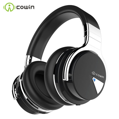 COWIN-auriculares inalámbricos E7 con Bluetooth, dispositivo con cancelación activa de ruido, por encima de la oreja, 30 horas de reproducción, con micrófono ► Foto 1/6